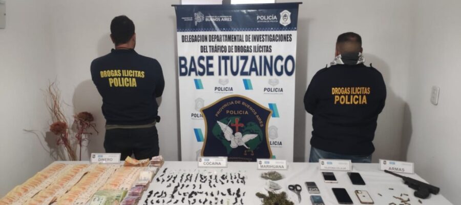 Ocho detenidos tras allanamientos por narcotráfico en Ituzaingó: uno de ellos es empleado del Servicio Penitenciario Bonaerense