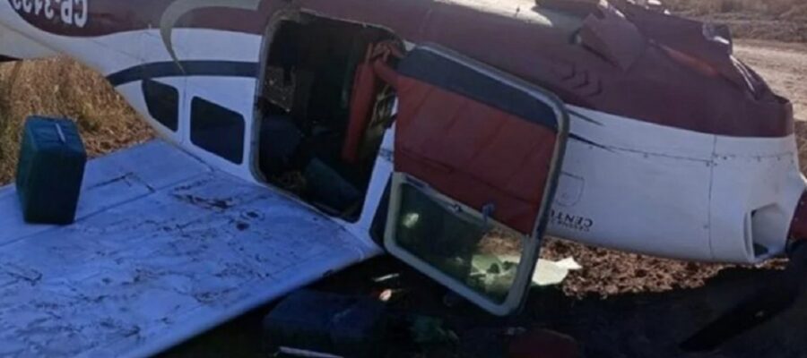 Chaco: se cayó una avioneta y encontraron 324 kilos de cocaína que llevaba dentro