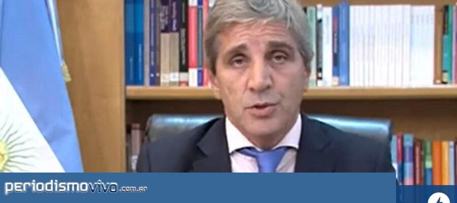 "El mercado realmente le cree al programa y cree que va a ser exitoso para bajar la inflación", dijo Caputo