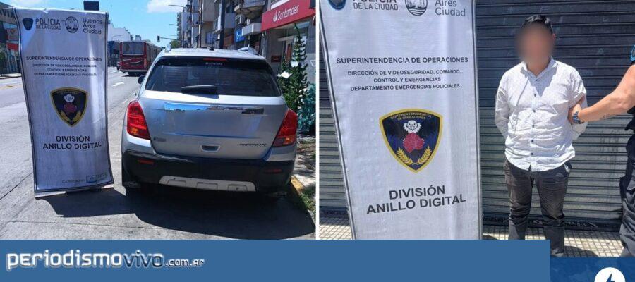 Circulaba en un auto con pedido de captura y fue detenido