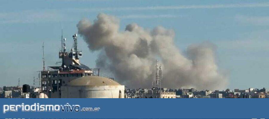 Intensos bombardeos de Israel en Gaza de norte a sur