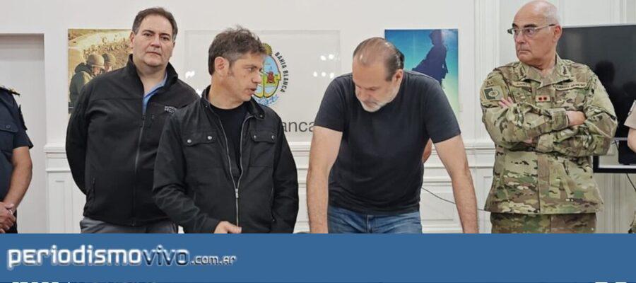 Kicillof viajó a Bahía Blanca y acompaña a Susbielles