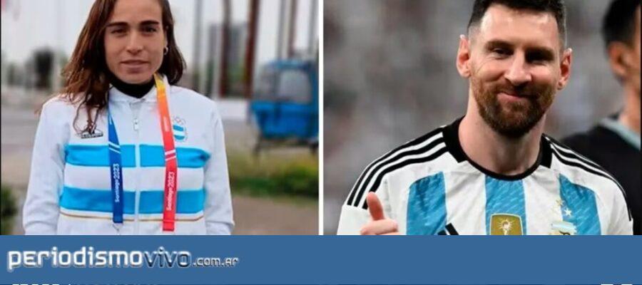 Lionel Messi y Belén Casetta ganaron en conjunto el Olimpia de Oro 2023
