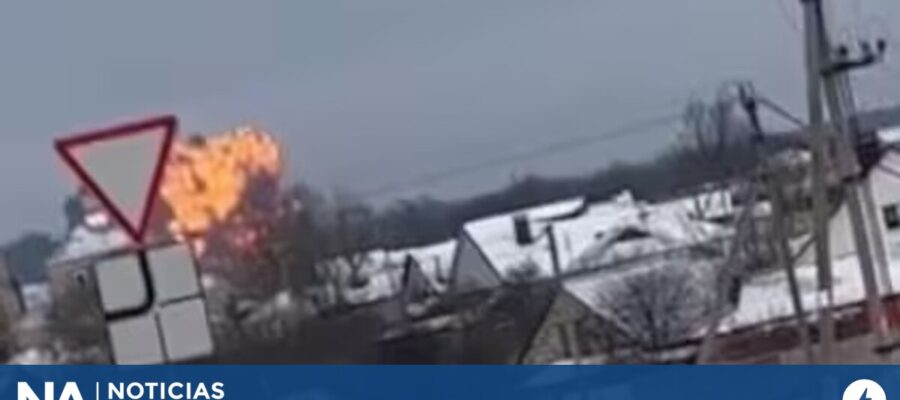Un avión ruso se estrelló cuando transportaba prisioneros de guerra ucranianos