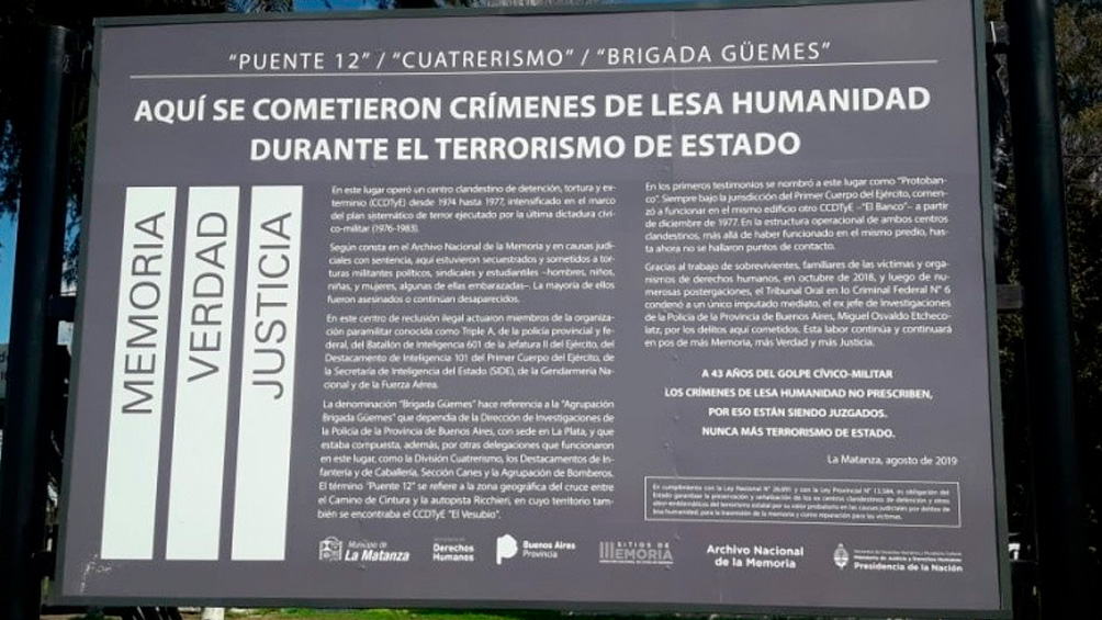 Comienzan el 16 de febrero los alegatos en el juicio Puente 12 III