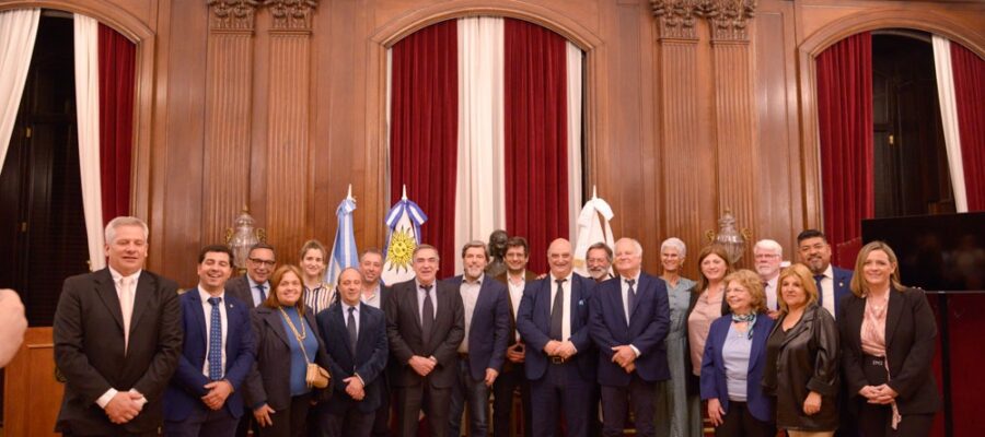 En la Legislatura se firmó un convenio con la ciudad de Colonia