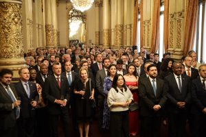 Jorge Macri desplegó poder político y empresarial en el Teatro Colón