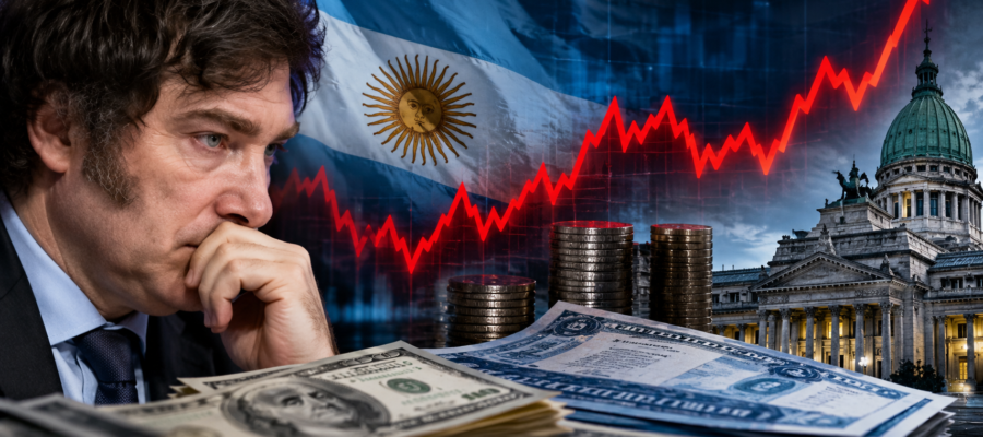 🚨 ALERTA EN WALL STREET: el riesgo país de Argentina habría tocado un piso y el mercado teme lo que viene para Milei