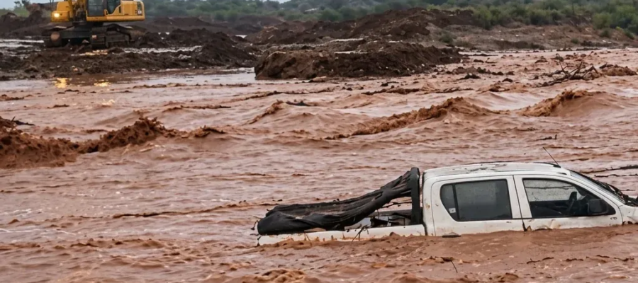 Desastre en Vaca Muerta: el temporal arrasó rutas, arrastró vehículos y dejó localidades aisladas